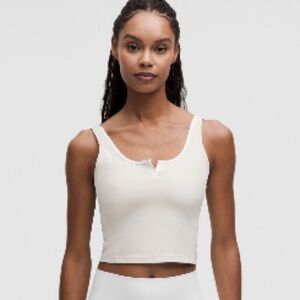 Lululemon Athletica White Tank Top